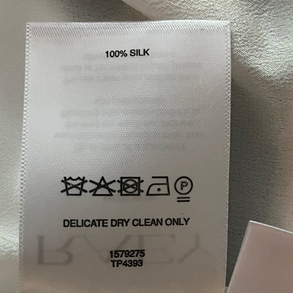 NWT Raey Silk Day Top V-Neck Blouse - Picture 6 of 10